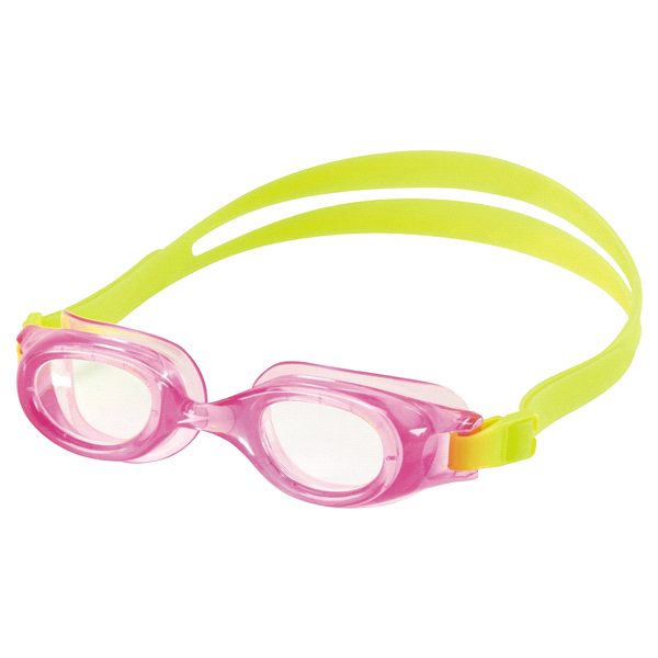 0002755601554_0_A1C1_0600 SPEEDO GOGGLE HYDROSPEX JR CLASSIC CLEAR PINK YELLOW - Imagen 1