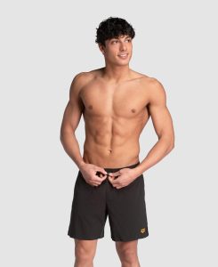 ARENA MAN MEN'S ARENA EVO 50th BEACH BOXER BLACK MULTI