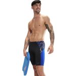 SPEEDO MENS ECO END+SPLICE JAMMER BLACK BLUE - Imagen 7