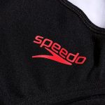 SPEEDO WOMENS HIGHNECK CROSSBACK BLACK RED - Imagen 11