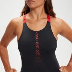 SPEEDO HYDROPRO SWIMSUIT BLACK RED - Imagen 6