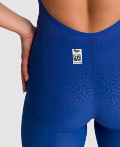 ARENA W PWSKIN CARBON GLIDE FBSLCB OCEAN BLUE ESPALDA ABIERTA - Imagen 2