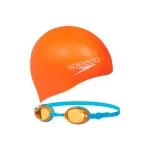 SPEEDO JET JUNIOR SWIM SET ORANGE BLUE