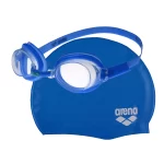 ARENA KIDS SET GOGGLE - CAP BLUE-CLEAR BLUE-WHITE