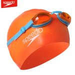 SPEEDO JET JUNIOR SWIM SET ORANGE BLUE - Imagen 3