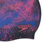 SPEEDO GORRA JUNIOR REVERSIBLE SLOGAN CAP STARBURST TRUE COBALT FLAPE - Imagen 4