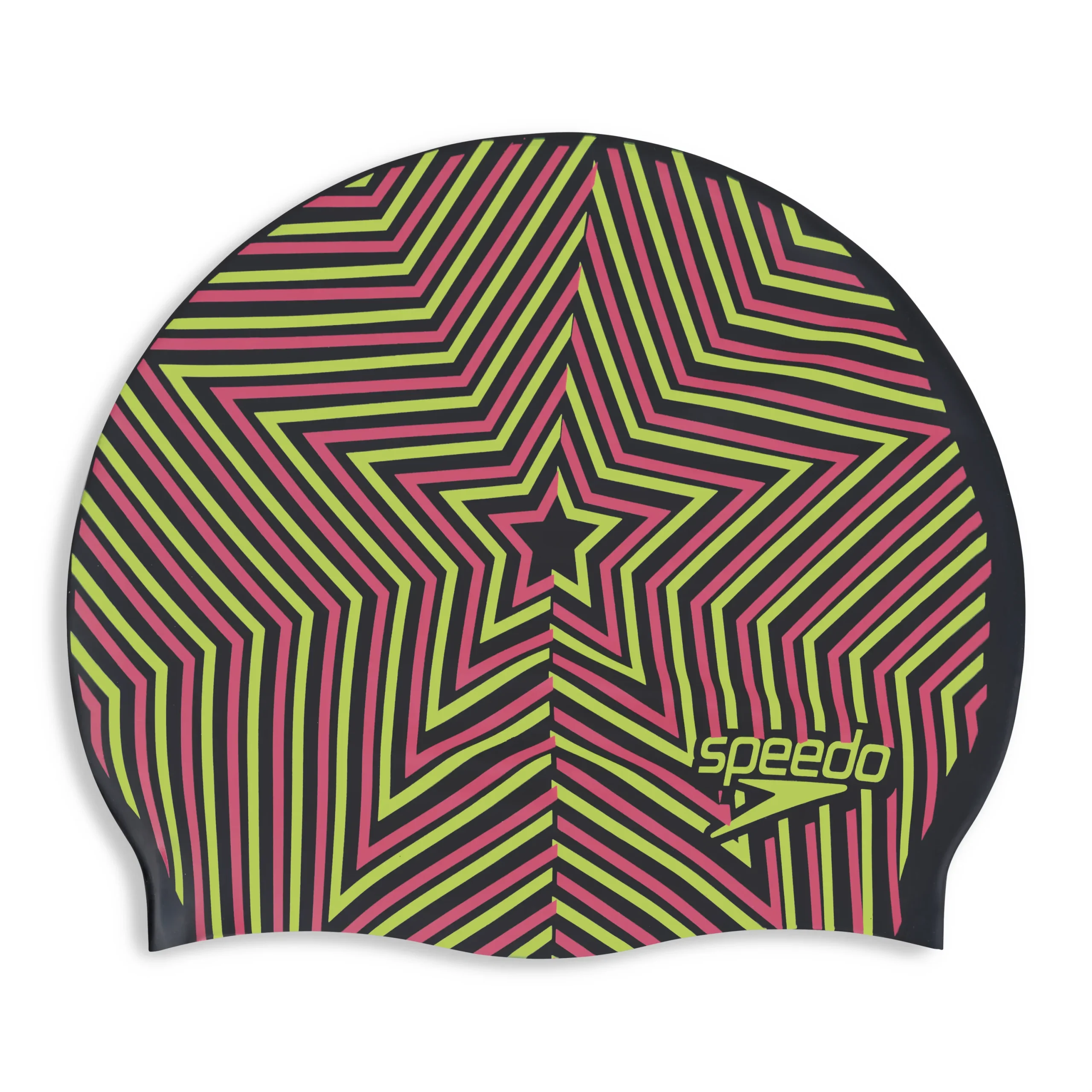8-1130916756-1 SPEEDO GORRA JUNIOR REVERSIBLE SLOGAN CAP STARBURST TRUE COBALT FLAPE - Imagen 1