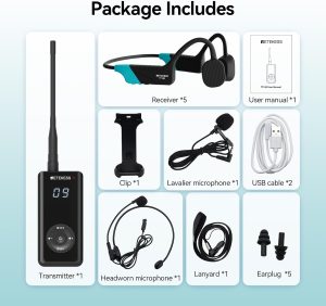 Retekess TT120 - Intercomunicadores para Entrenamiento de Natación - Imagen 2